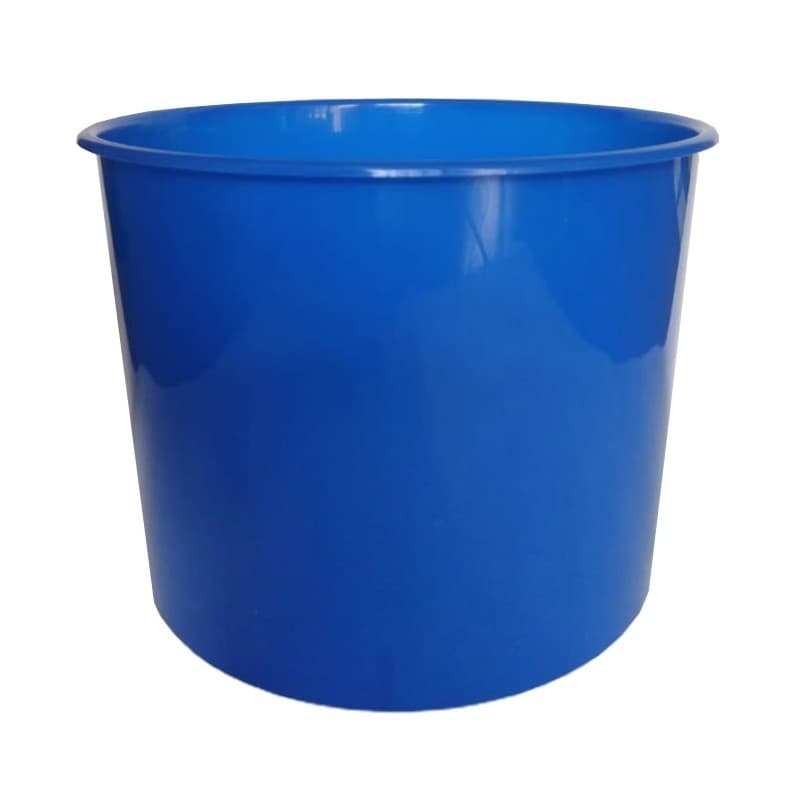 Balde de pipoca azul para festa infantil